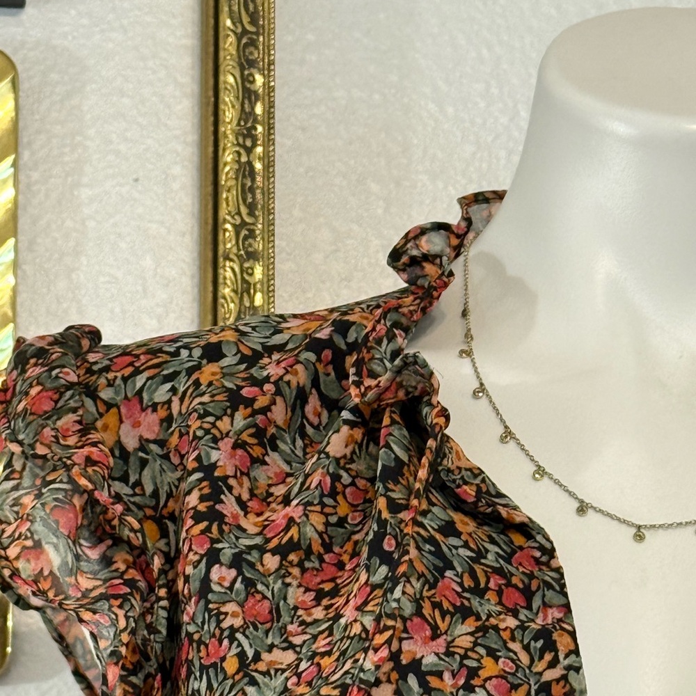 BB Dakota by Steve Madden Floral Ruffle Maxi Dress - Picture 4 of 14